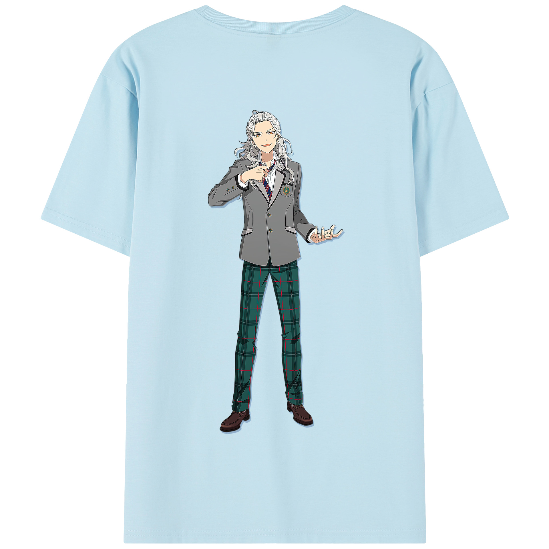 （画像用） あんさんぶるスターズ! Ensemble Stars 綿100％半袖Tシャツ（背面プリント）